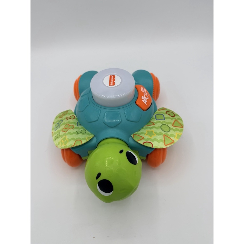 Fisher-Price Linkimals Sit-to-Crawl Sea Turtle Musical Roll Toy Tested Work